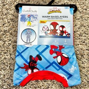 NWT Toddler Boys Cuddl Duds Warm Layers Thermal 2-Piece Set Size 5T